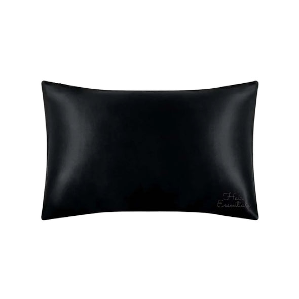 Silk Zippered Pillowcase - Black