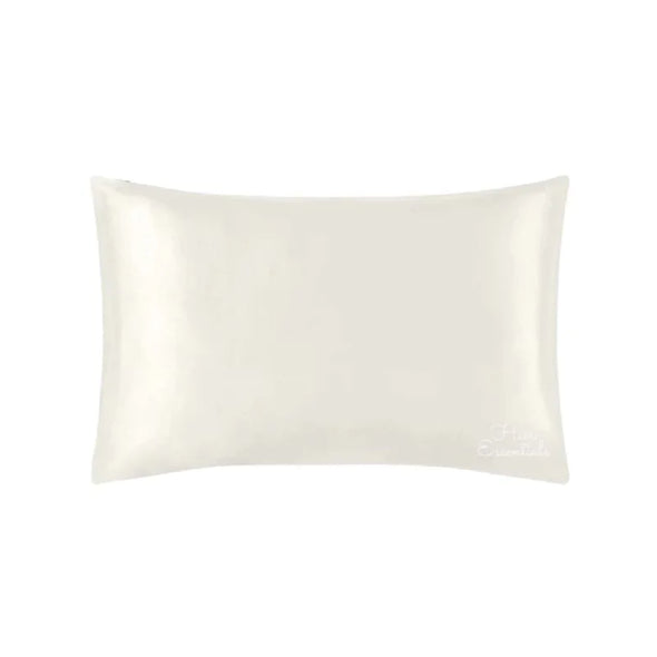 Silk Zippered Pillowcase - White