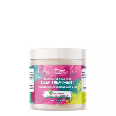 KurleeBelle- Banana Nut & Avocado Deep Treatment- 8 oz