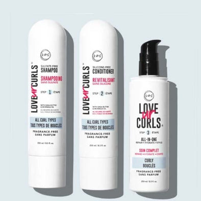 LUS Brands - Curly 3-Step System Fragrance Free