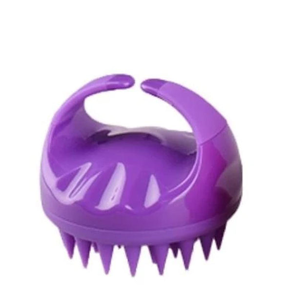 Silicone Hair and Scalp Massager - Purple