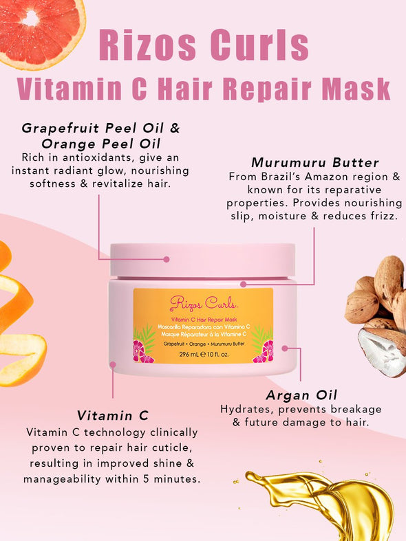 Rizos Curls - NEW Vitamin C Hair Repair Mask