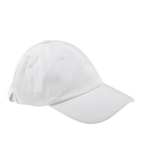 BADAZZ Backless Curl Cap - White Cotton